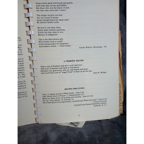 Calvary Baptist Church Cookbook Spartanburg, South Carolina Vintage 1984 Spiral - Picture 7 of 16